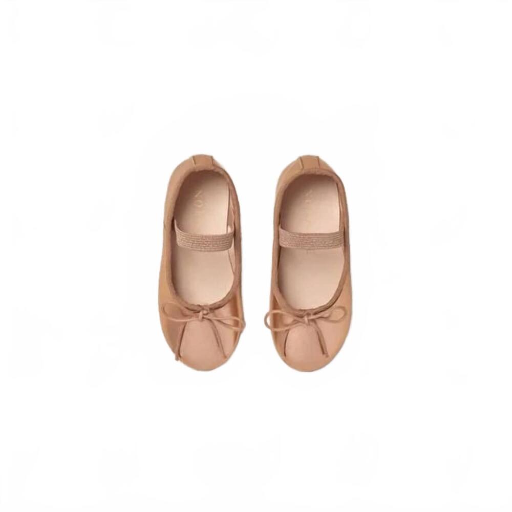 NEW NORALEE kids' ballet flats in copper metallic